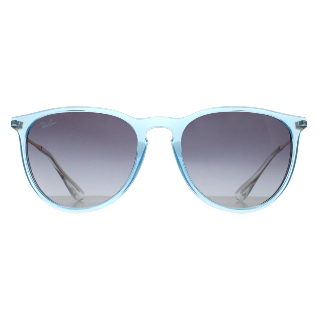 Ray-Ban Erika Classic RB4171 Sunglasses Transparent Light Blue Grey Blue Gradient