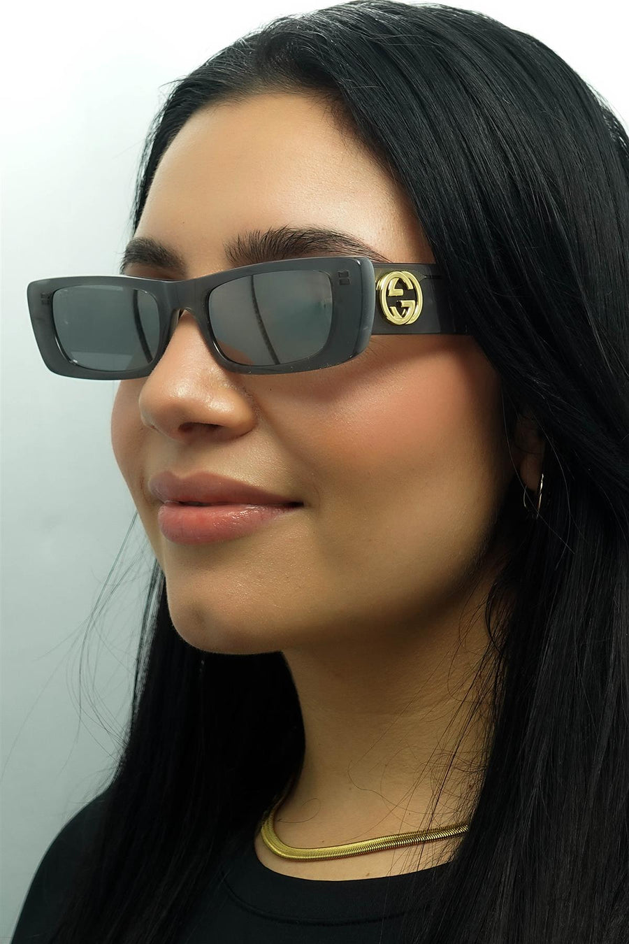 Gucci Sunglasses GG0516S 002 Grey Silver