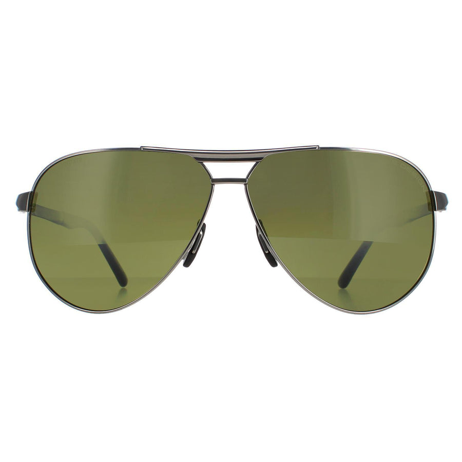 Porsche Design Sunglasses P8649 I Gunmetal Green Polarized
