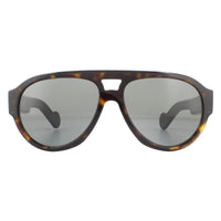 Moncler ML0095 Sunglasses Dark Havana / Smoke