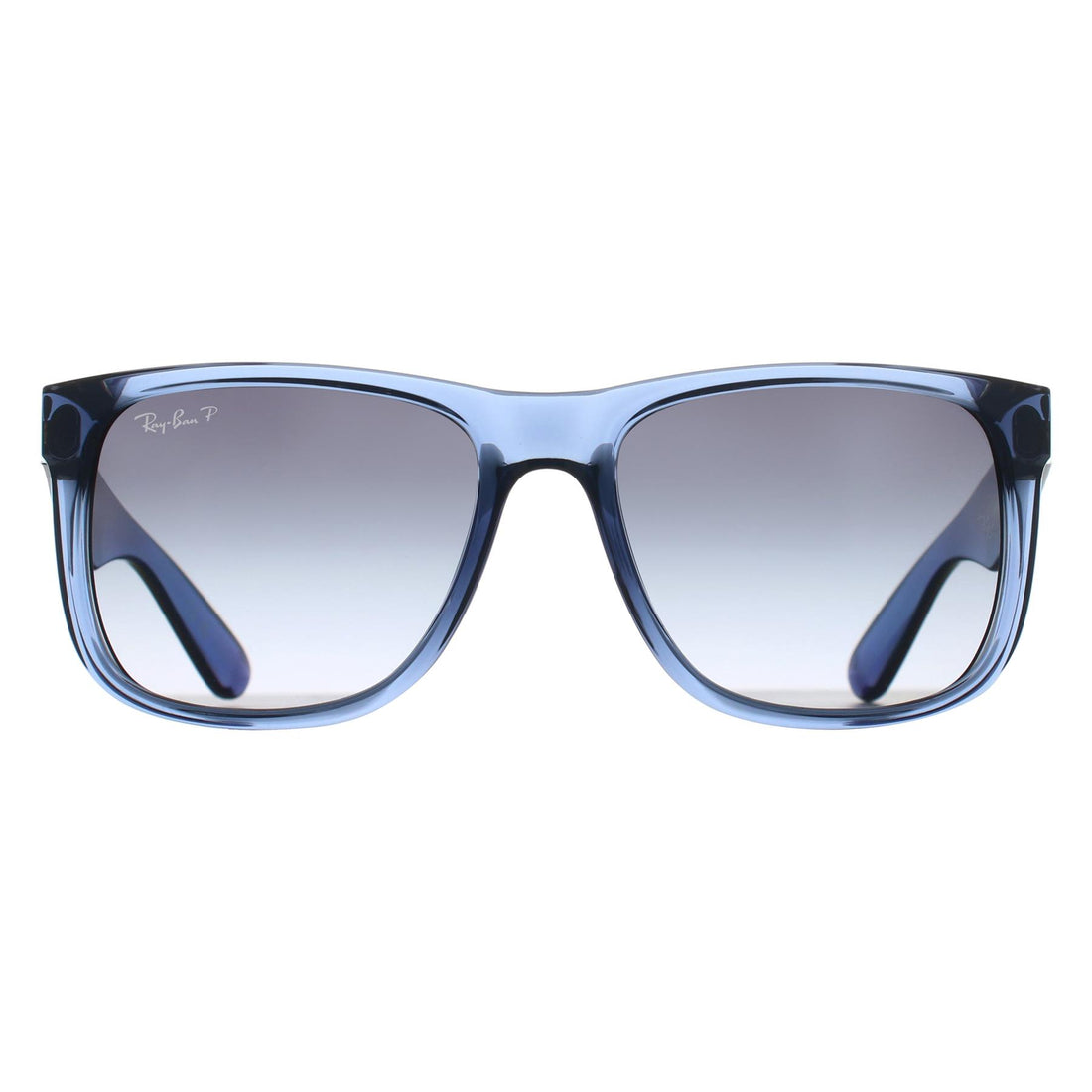 Ray-Ban Sunglasses RB4165 Justin 6596T3 Transparent Blue Grey Gradient Polarized