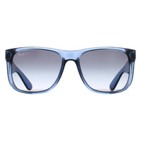 Ray-Ban Sunglasses RB4165 Justin 6596T3 Transparent Blue Grey Gradient Polarized