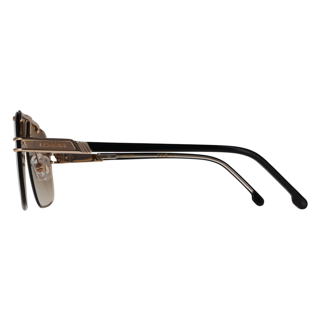 Carrera Sunglasses 1054/S 2M2 86 Black Gold Black Brown Antireflex