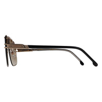 Carrera Sunglasses 1054/S 2M2 86 Black Gold Black Brown Antireflex