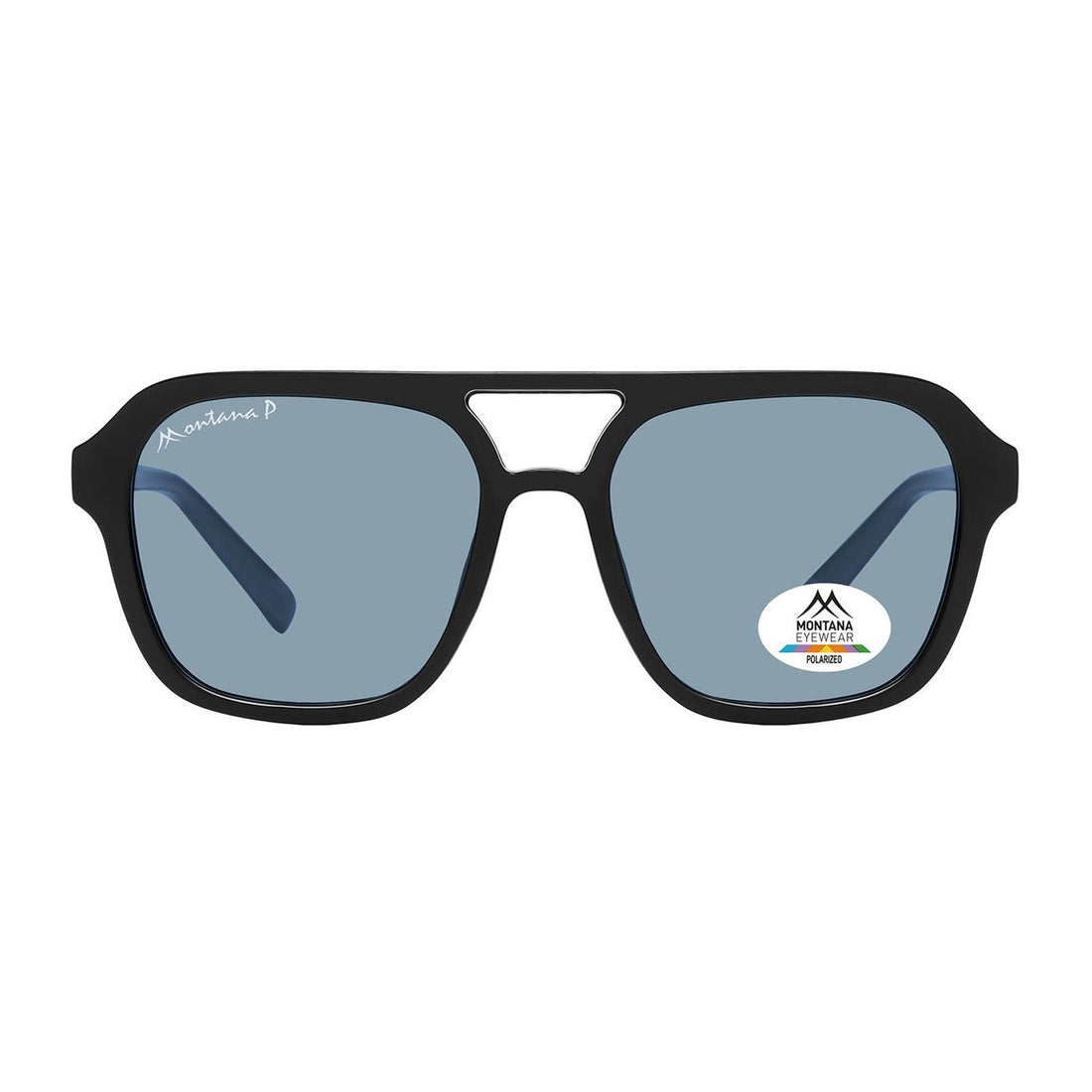 Montana Sunglasses MP174 B Black Blue Polarized
