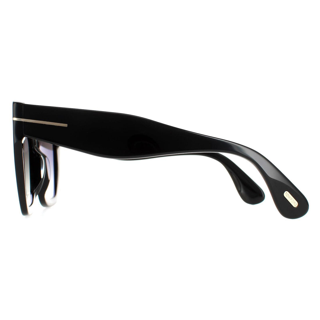 Tom Ford Sunglasses FT0939 Phoebe 01B Shiny Black Smoke Gradient