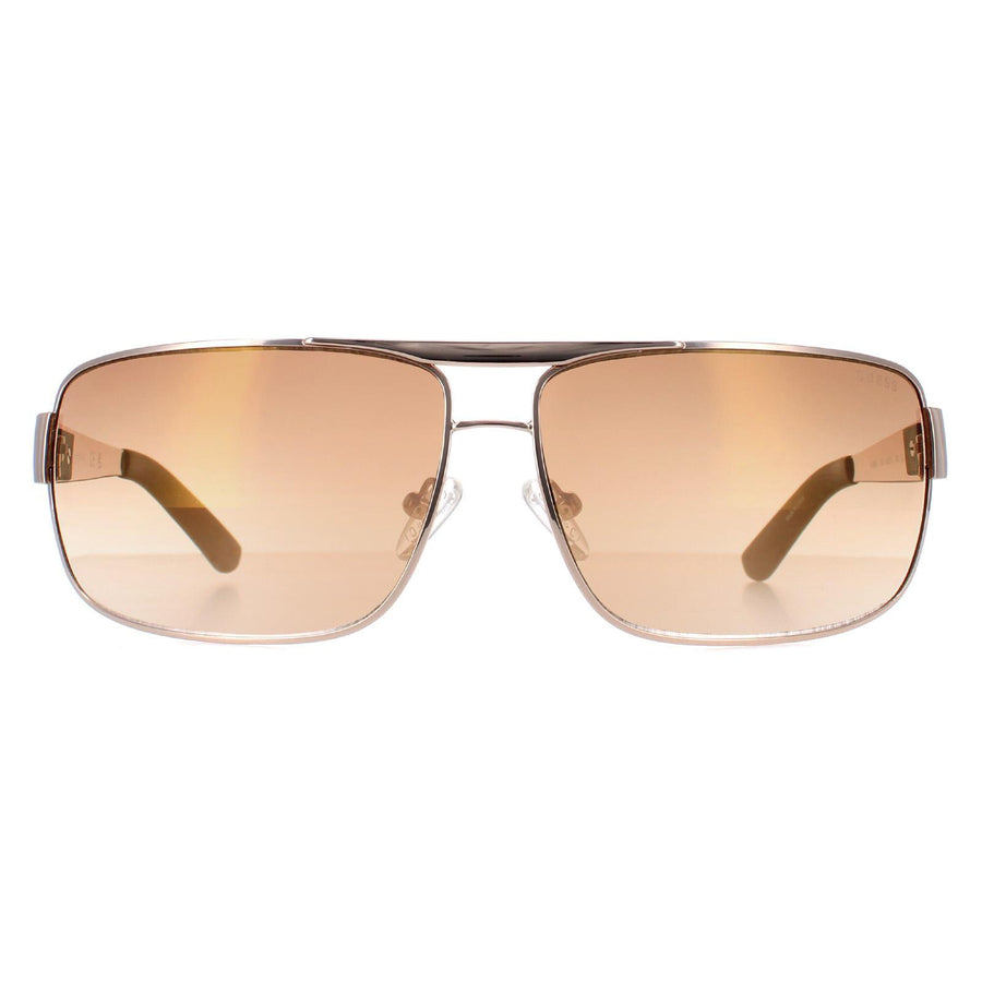 Guess GU6954 Sunglasses Gold Brown Mirror