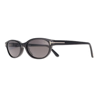 Tom Ford Sunglasses Chloe-02 FT1310 01A Shiny Black Grey Light Mirror
