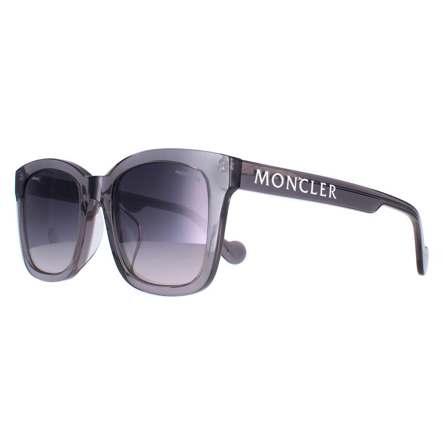 Moncler Sunglasses ML0113-K 20C Shiny Transparent Grey Grey Gradient