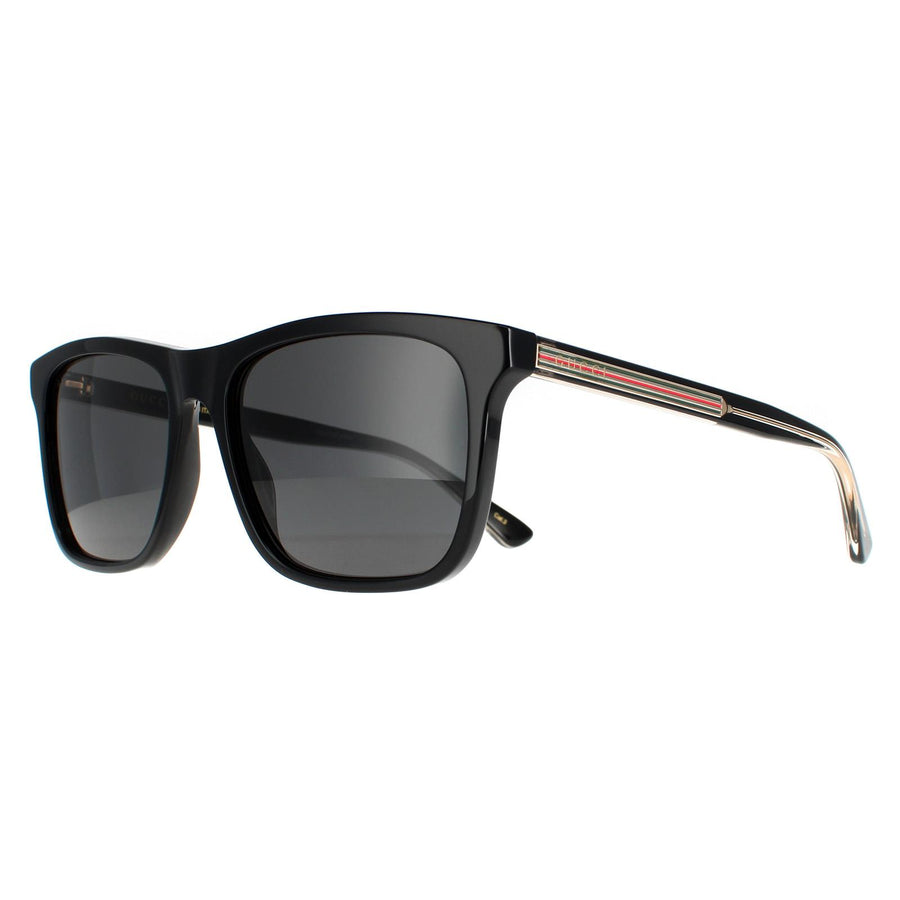 Gucci Sunglasses GG0381SN 006 Black Grey