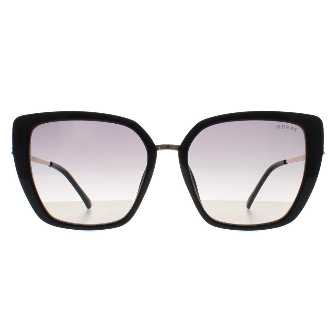 Guess Sunglasses GF6199 01B Shiny Black Grey Gradient