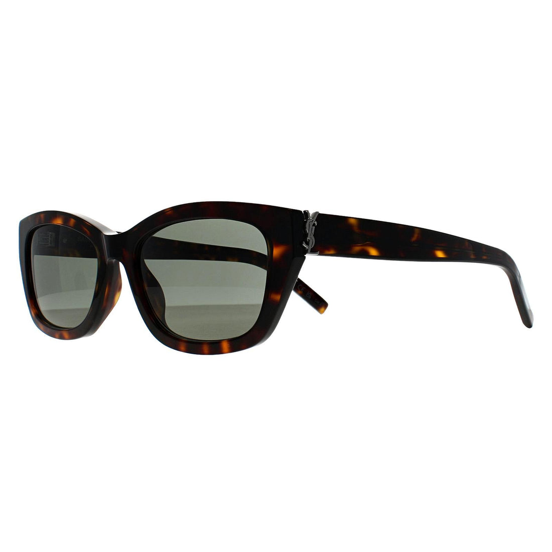 Saint Laurent Sunglasses SL M153 002 Dark Spotted Havana Grey