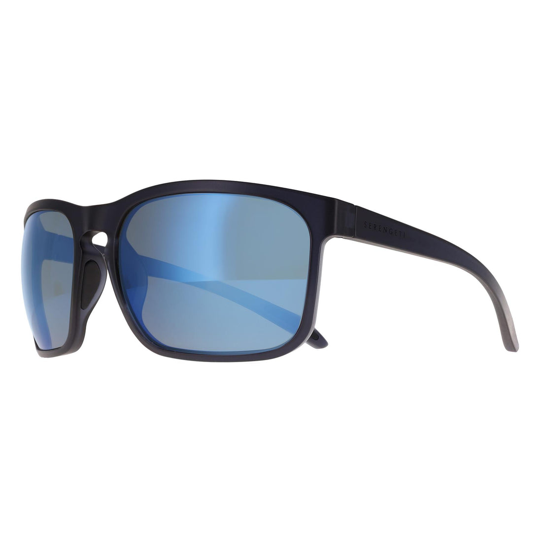 Serengeti Sunglasses Carson SS750003 Matte Crystal Dark Grey Mineral Polarized 555nm Blue