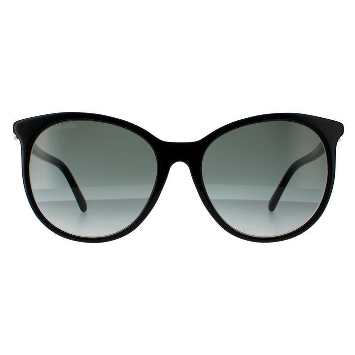 Jimmy Choo Sunglasses ILANA/F/SK 26S 9O Black Copper Dark Grey Gradient