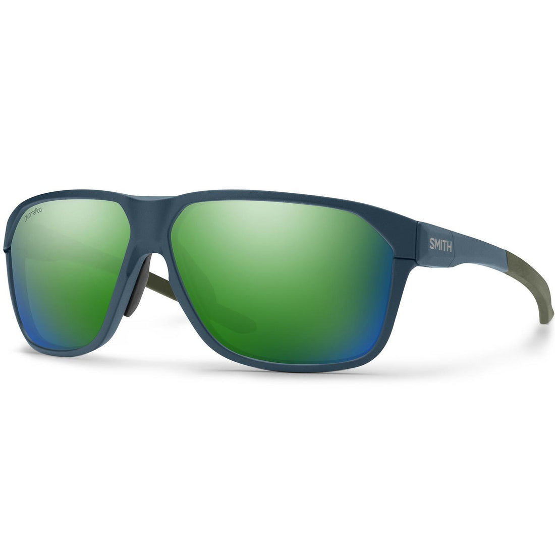 Smith Sunglasses Leadout SIF X8 Matte Olive Green ChromaPop Green Mirror