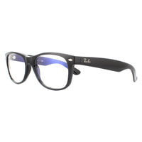 Ray-Ban Sunglasses New Wayfarer 2132 901/BF Black Clear With Blue Light Filter 55
