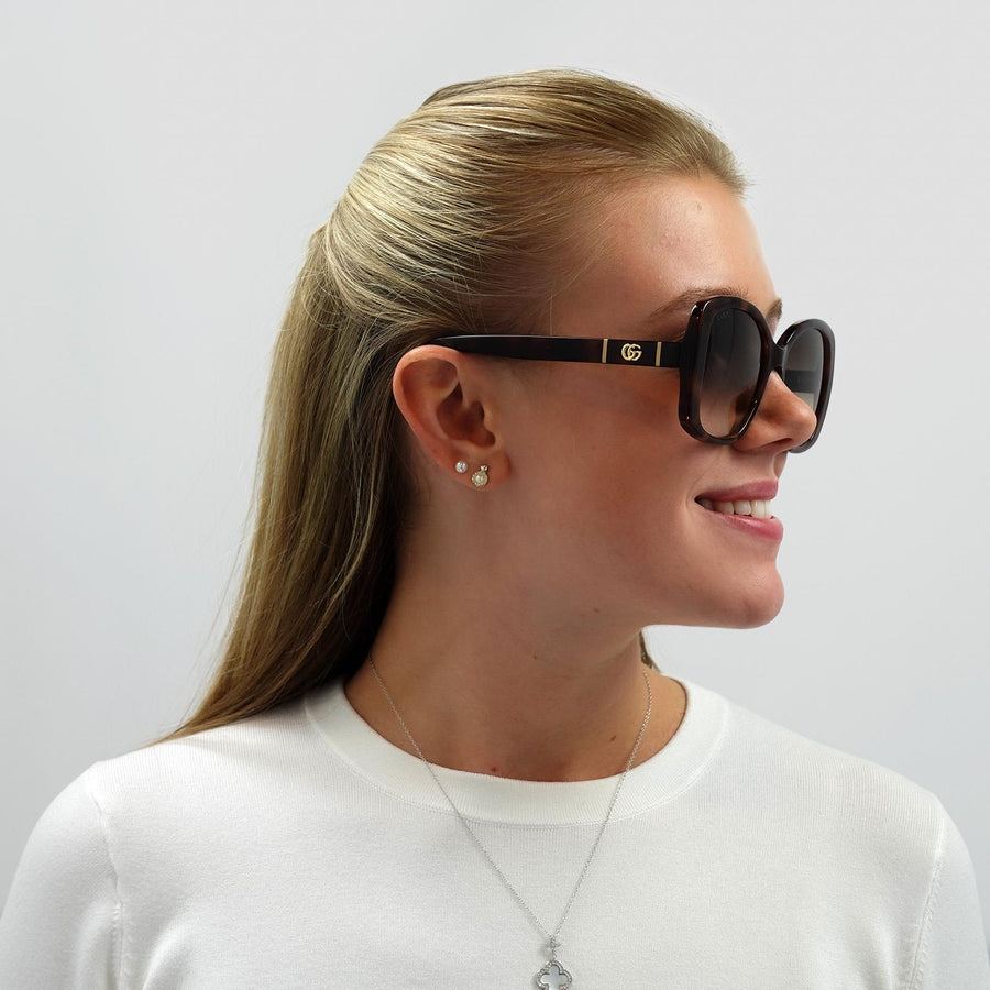 Gucci Sunglasses GG0762S 002 Havana Brown Gradient