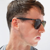 Ray-Ban Sunglasses RB4306 820/73 Striped Red Havana Dark Brown
