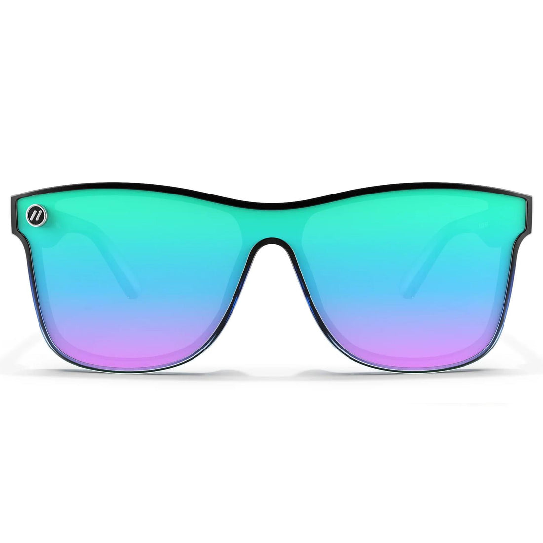 Blenders Sunglasses Millenia X2 807 FG Black Forest Blue Rainbow Polarized