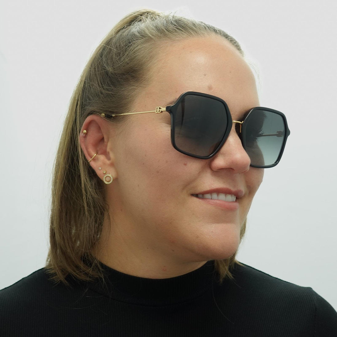 Dolce & Gabbana Sunglasses DG4422 501/8G Black Grey Gradient