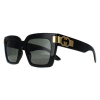 Gucci Sunglasses GG1689S 001 Black with Gold Grey