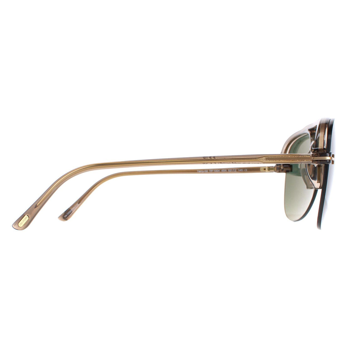 Tom Ford Sunglasses Terry 02 FT1004 45N Shiny Light Brown Green