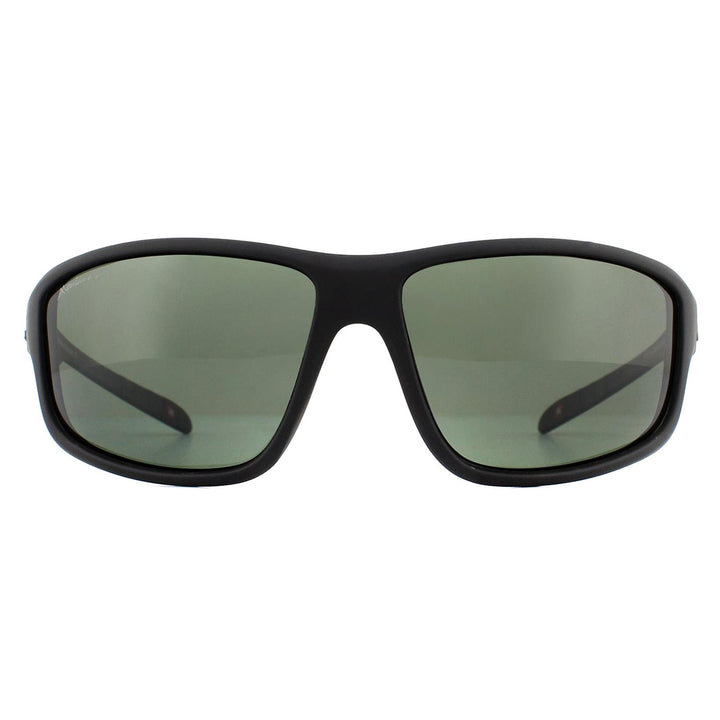 Montana Sunglasses SP313A Black Rubber Green G15 Polarized