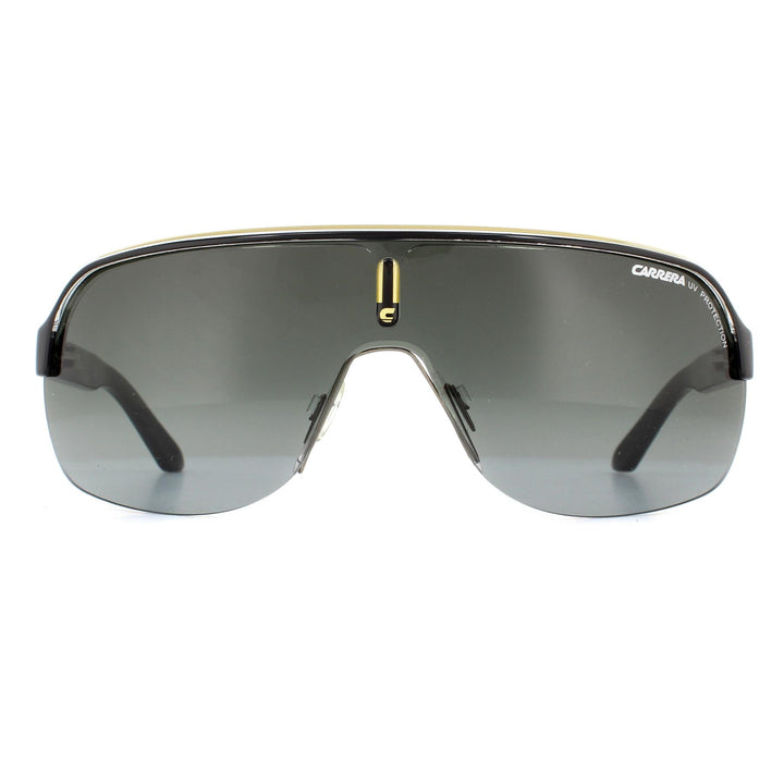 Carrera Sunglasses Topcar 1 KBN PT Black Crystal Yellow Grey Gradient