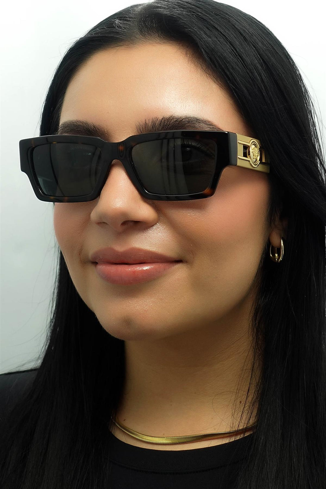Versace Sunglasses VE4459 108/87 Dark Havana Dark Grey
