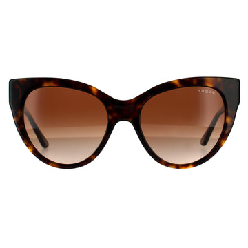 Vogue VO5339S Sunglasses Dark Havana / Brown Gradient