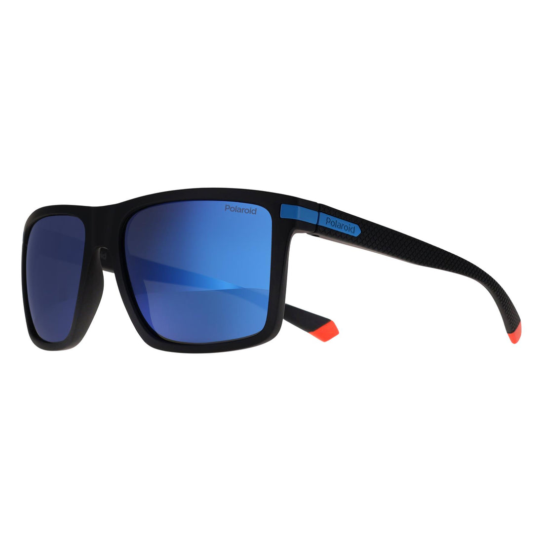 Polaroid Sunglasses PLD 2098/S D51 5X Black Blue Blue Mirror Polarized