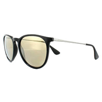 Ray-Ban Sunglasses Erika 4171 601/5A Black Light Brown Gold Mirror