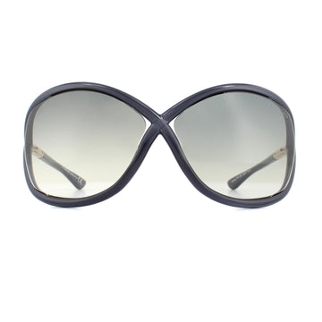 Tom Ford Sunglasses 0009 Whitney 0B5 Crystal Grey Grey Gradient