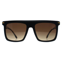 Carrera Sunglasses 359/S I46 86 Matte Black with Gold Black Brown Green