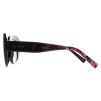 Ted Baker Sunglasses TB1675 Hattie 011 Gloss Solid Black Grey