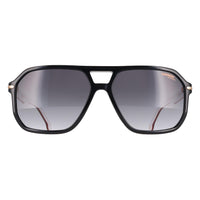Carrera Sunglasses 302/S M4P 9O Black and White Dark Grey Gradient