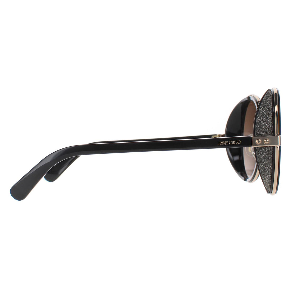 Jimmy Choo Sunglasses ANDIE/S J7Q J6 Gold Black Brown Gradient