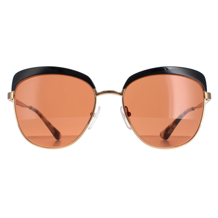 Prada Sunglasses PR51TS LAX6N0 Antique Gold Black Brown