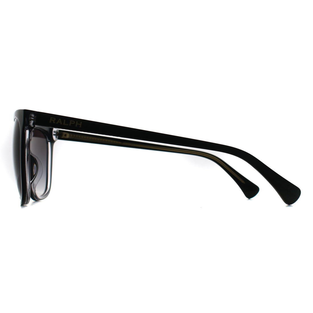 Ralph by Ralph Lauren Sunglasses RA5343U 62978G Shiny Black on Transparent Grey Gradient