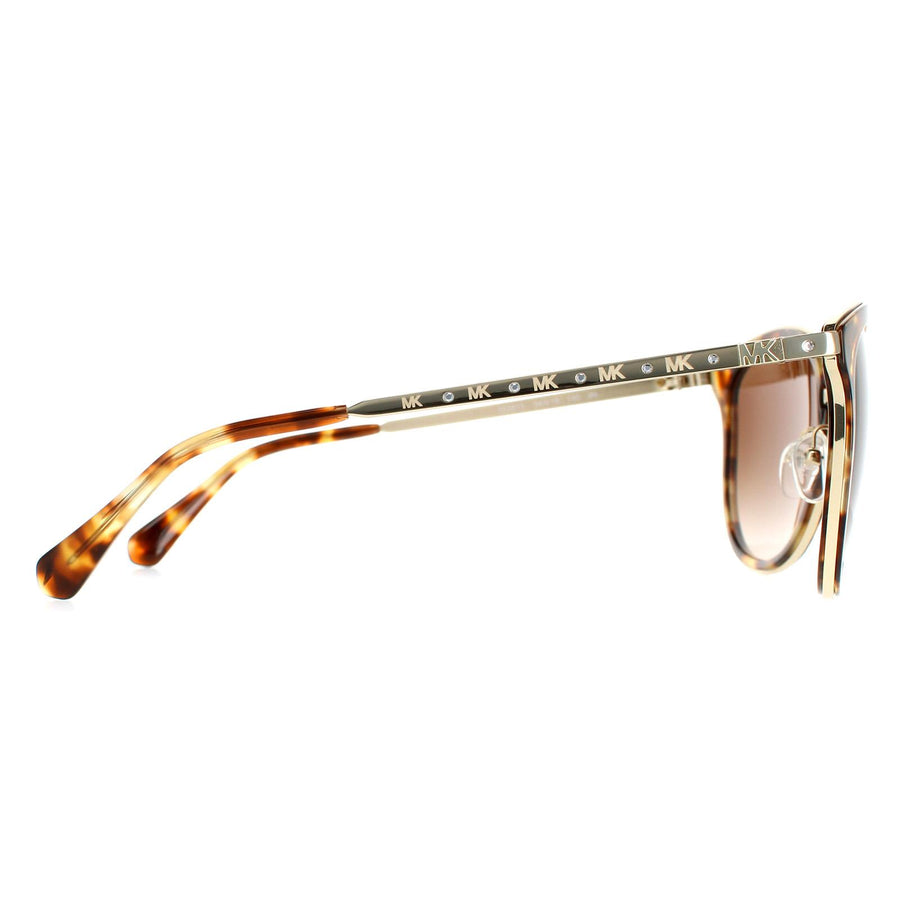 Michael Kors Sunglasses Adrianna Bright MK1099B 302813 Jet Set Tortoise Smoke Gradient