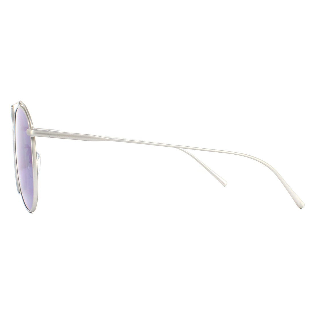Calvin Klein Sunglasses 2163S 044 Matte Sliver Grey Solid Blue