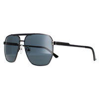Guess Sunglasses GF0230 08A Shiny Gunmetal Smoke