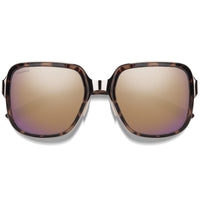 Smith Sunglasses Aveline WR9 9V Havana Brown ChromaPop Polarized Rose Gold Mirror