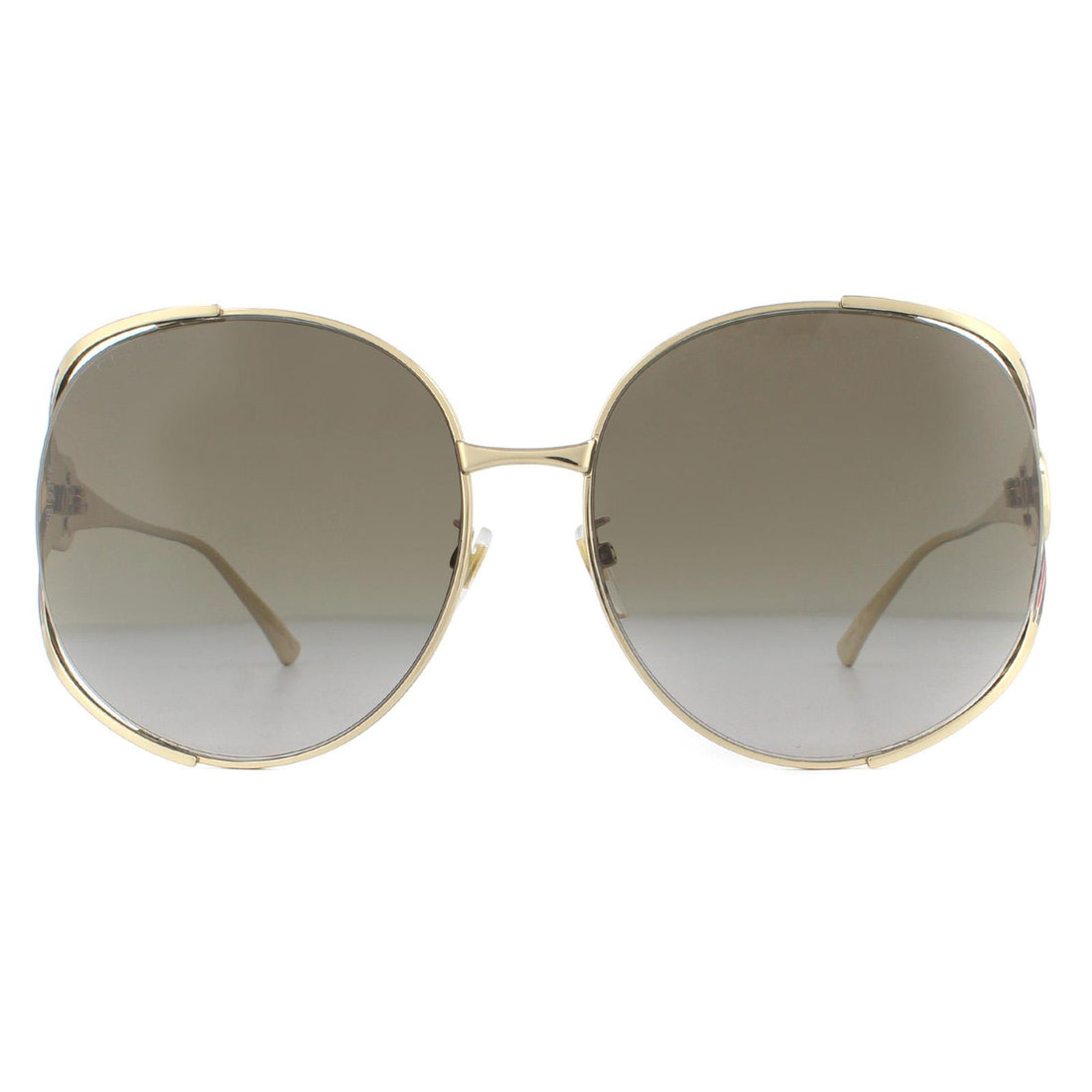 Gucci GG0225S Sunglasses Gold / Brown Gradient