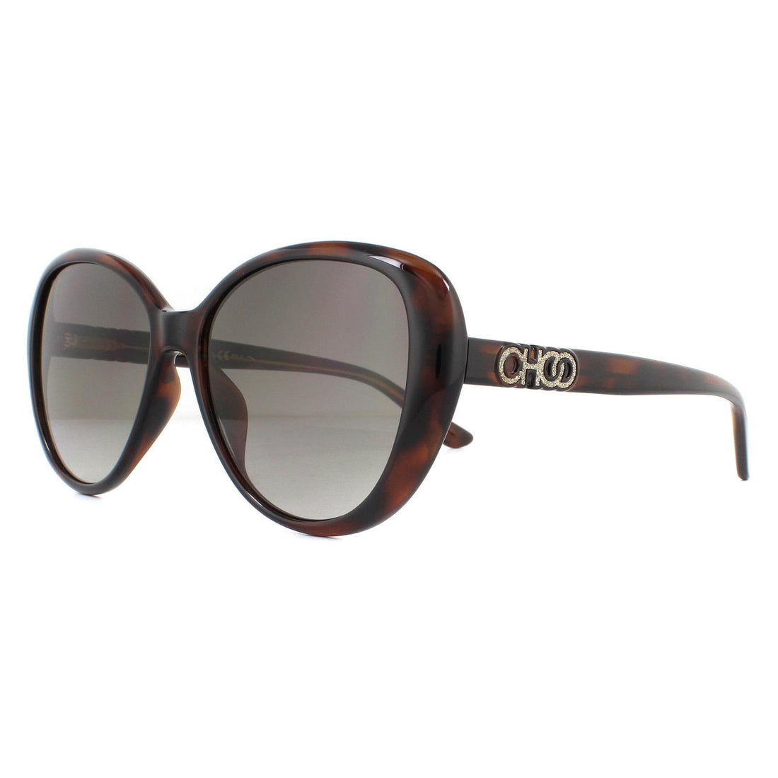 Jimmy Choo Sunglasses AMIRA/G/S 086 HA Dark Havana Brown Gradient