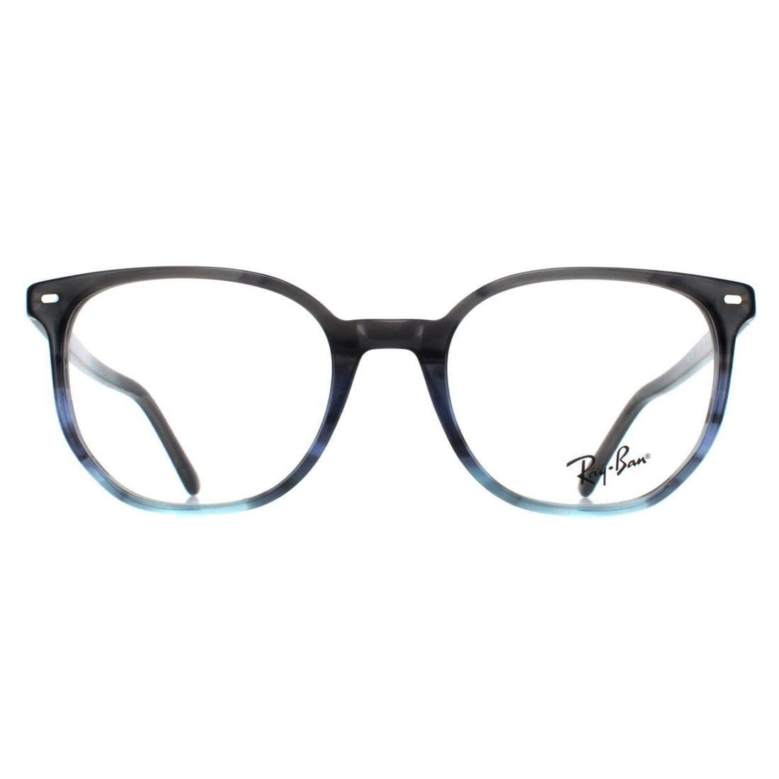 Ray-Ban RX5397 Elliot Glasses Frames Striped Grey and Blue