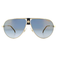 Carrera Sunglasses 1033/S 2M2 1V Black Gold Blue Gold Gradient Mirror