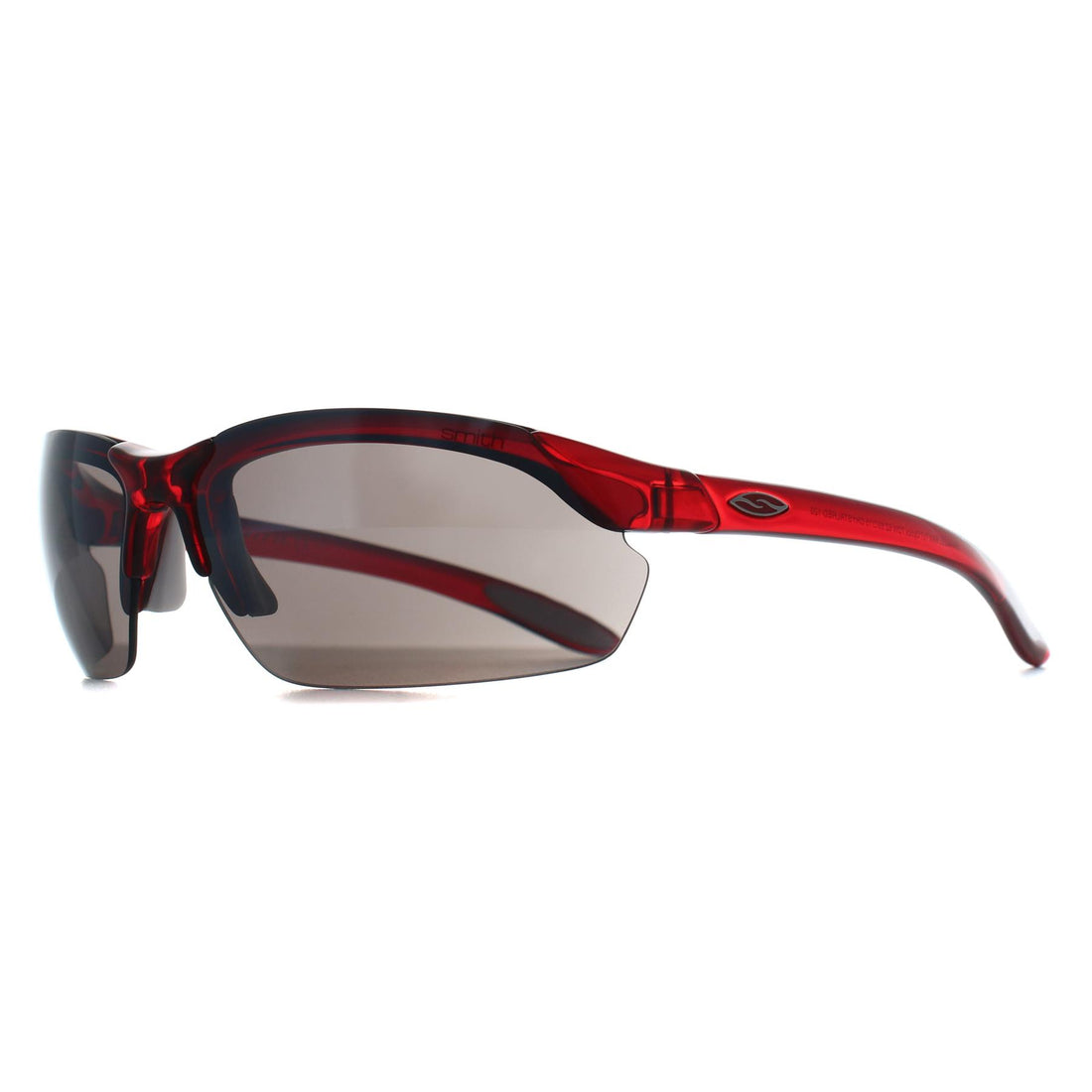 Smith Sunglasses Parallel Max 7DW 7D Max White and Burgundy Grey