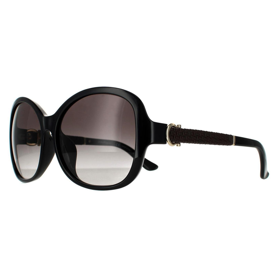Salvatore Ferragamo Sunglasses SF744SLA 001 Black Grey Gradient