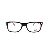 Ray-Ban 5228 Glasses Top Brown on Opal Pink Clear 50
